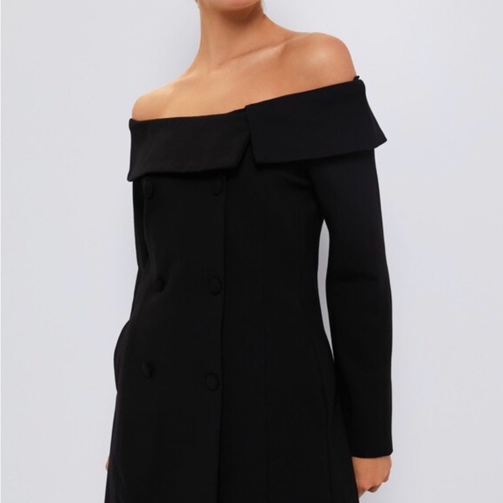 Tuckernuck Pomander Place Black Ponte Remington Dress
